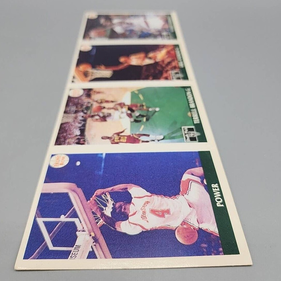 1991 Front Row Uncut Promo Strip Draft Pics Johnson Anthony Brandon Teheran - Picture 4 of 15